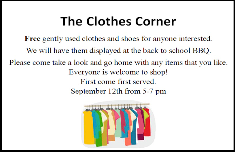 Gently Used Clothing - call 518 251 2000 for more information