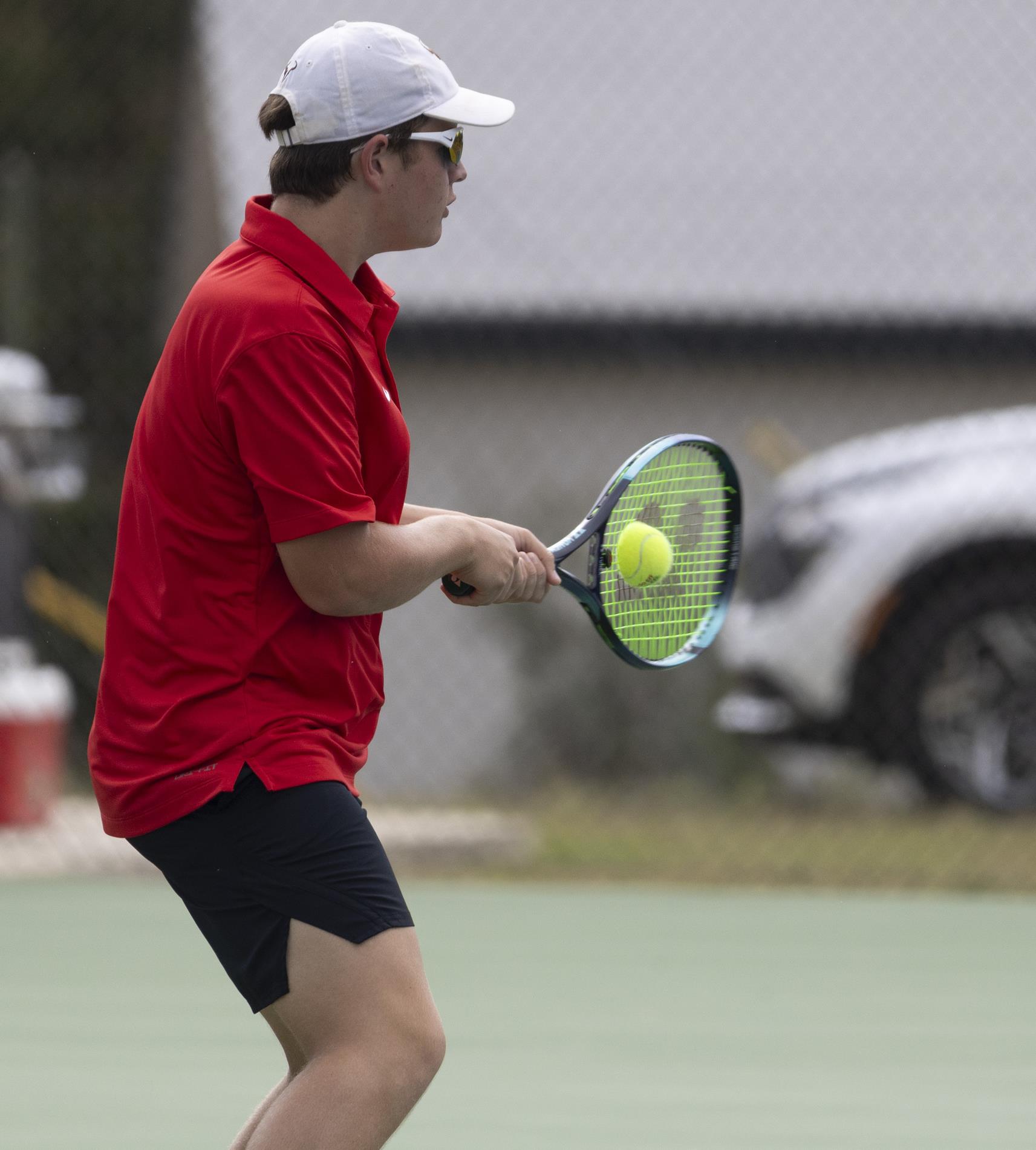 Ingram Tom Moore team tennis vs. Canyon Lake on Sept. 4, 2024