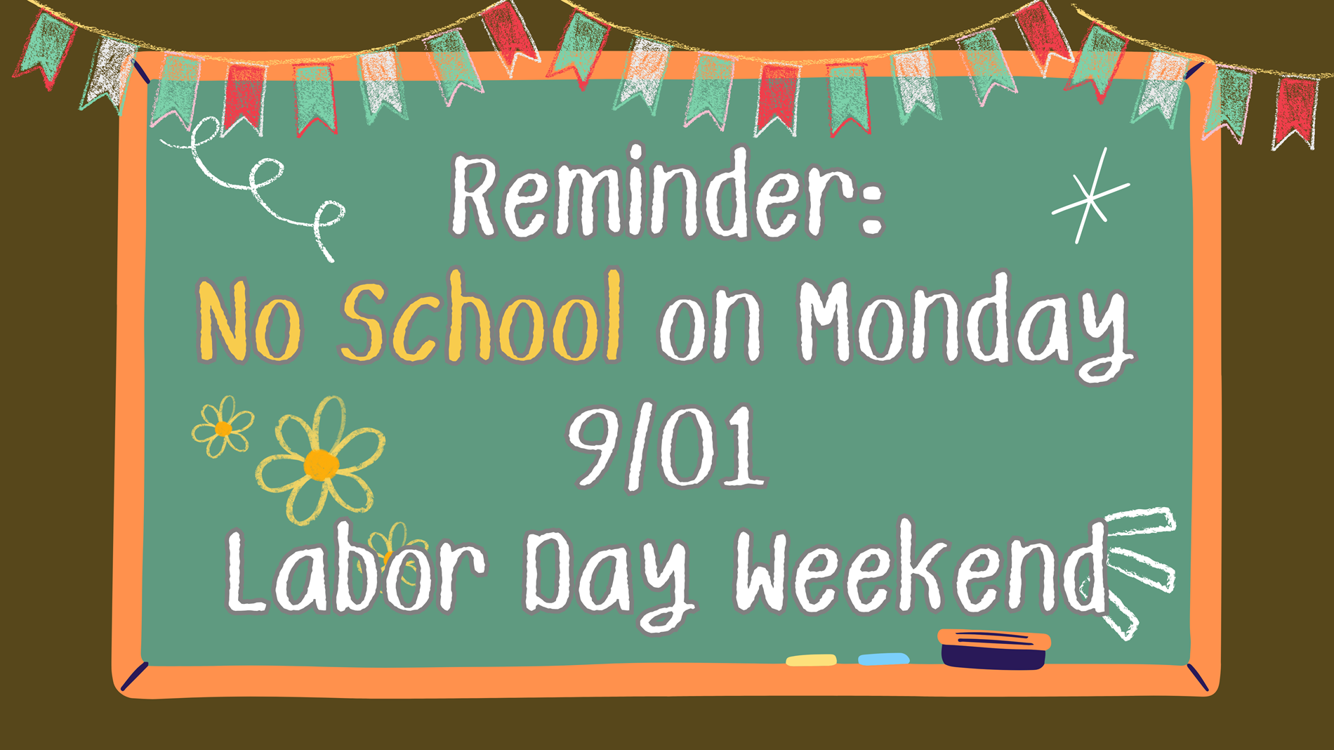 Labor Day No School Labor Day No School