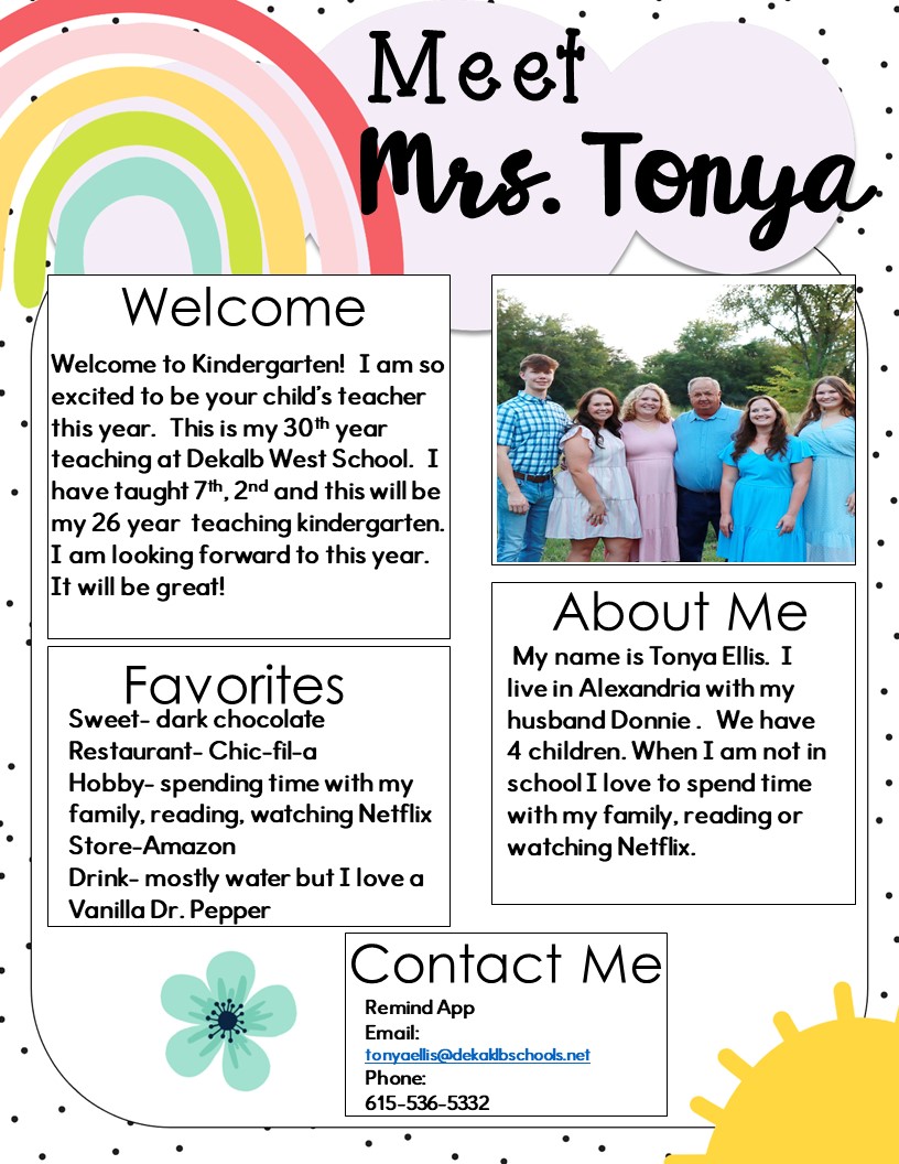 Meet Mrs. Tonya