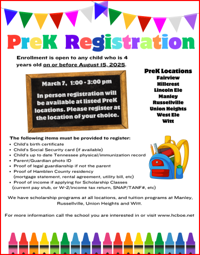 Pre-K Registration 25-26