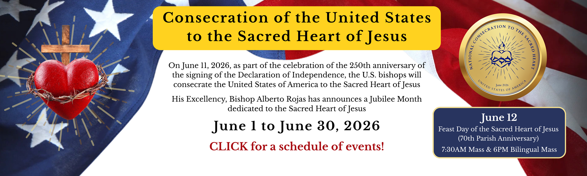 Consecration to the US
