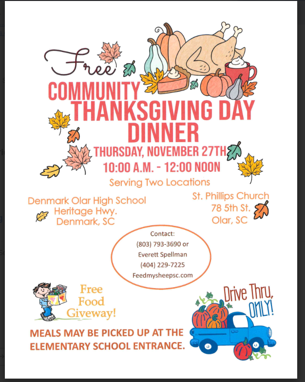 Free Thanksgiving Day Community Dinner Free Thanksgiving Day Community Dinner