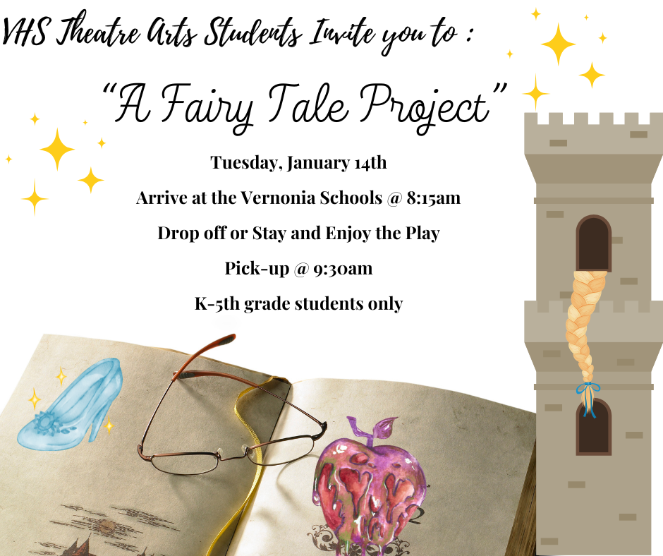 K-5 invite to Fairy Tale Project Play