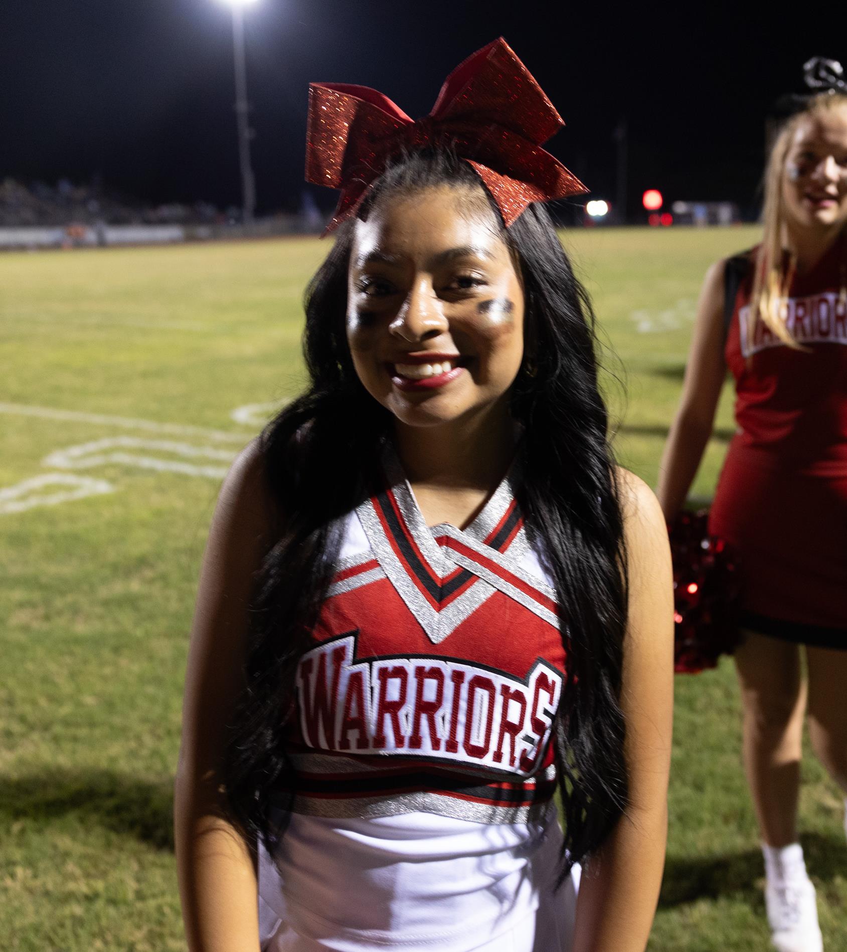 Ingram Tom Moore cheerleaders at Comfort High School