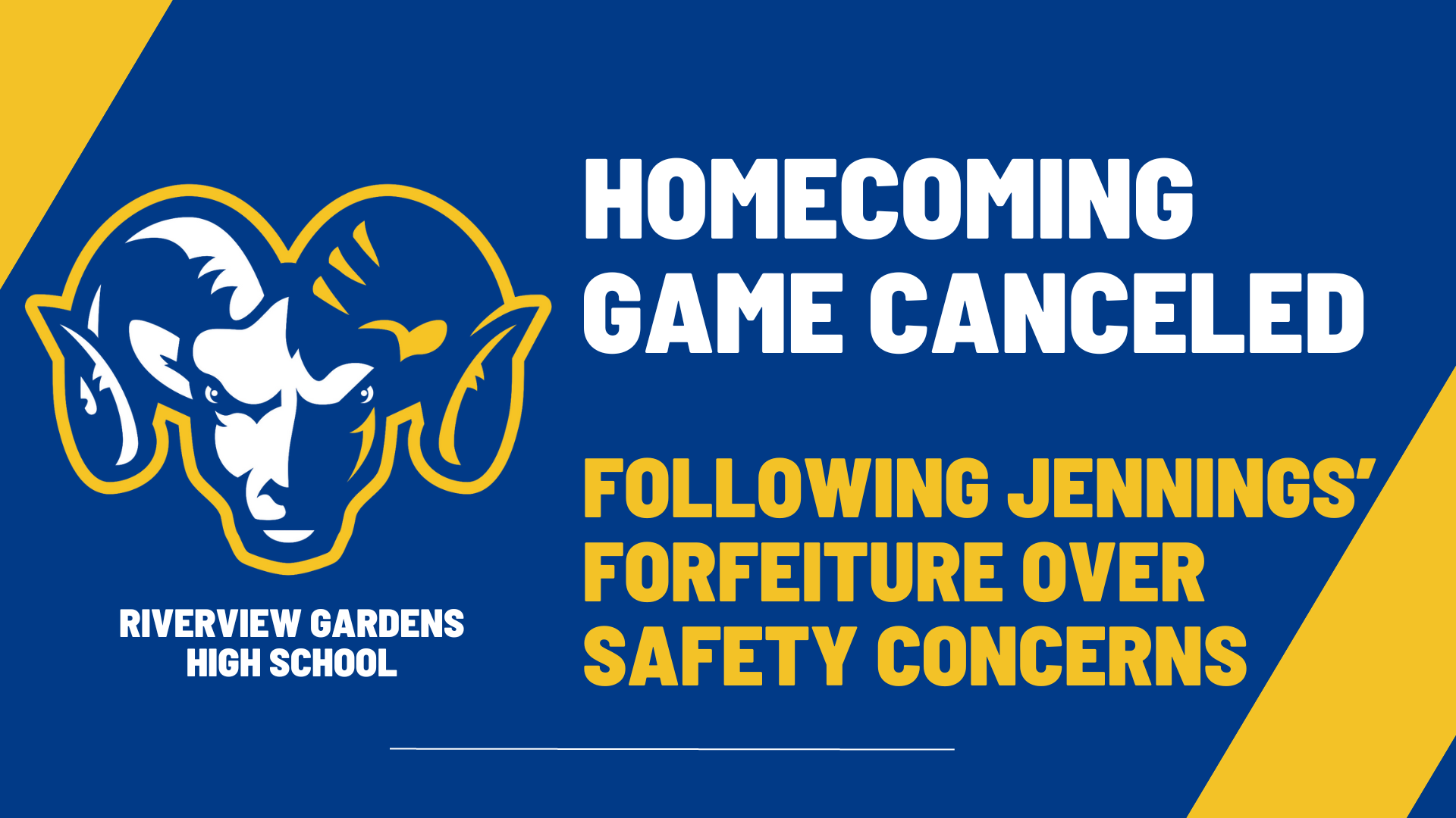 RGHS Homecoming Canceled