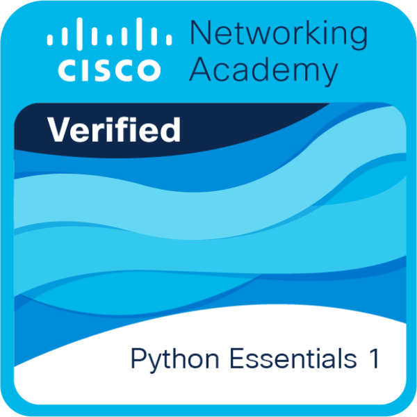 Digital Badge Logo for Python Essential 1