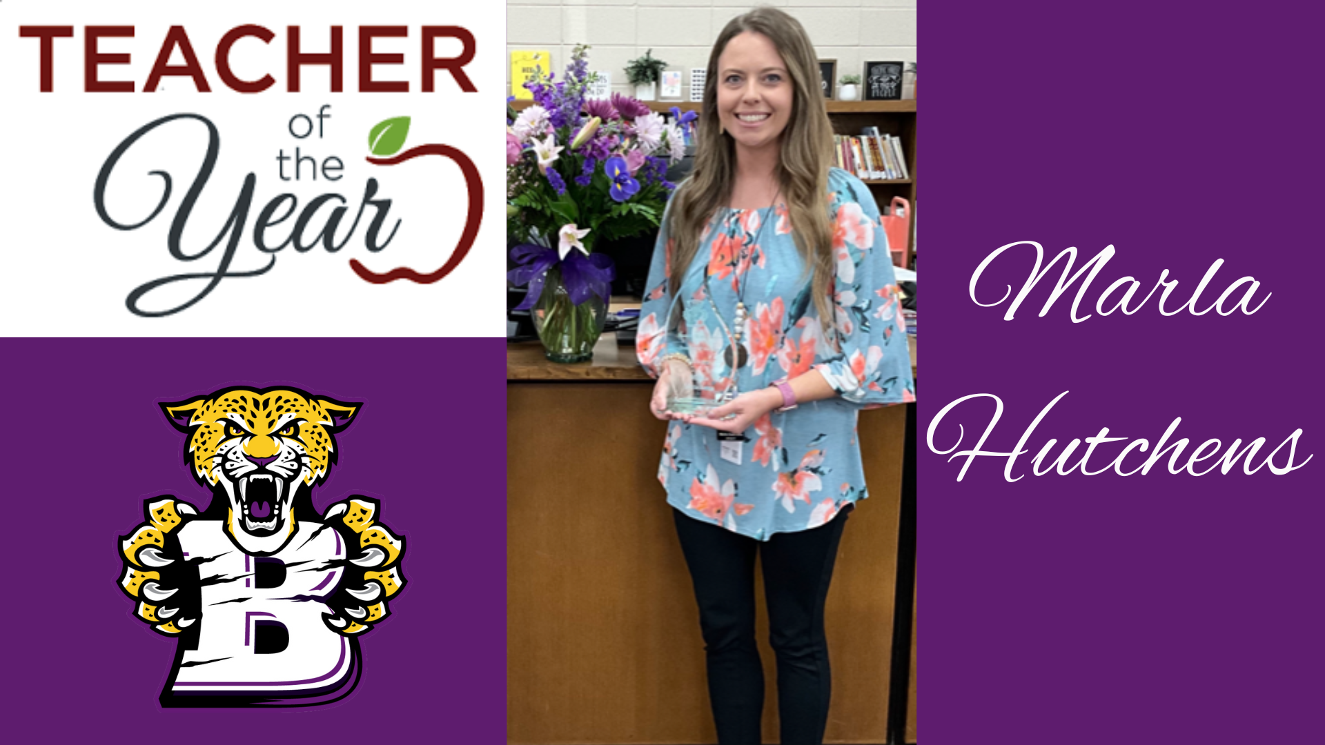 Teacher of the Year - Marla Hutchens