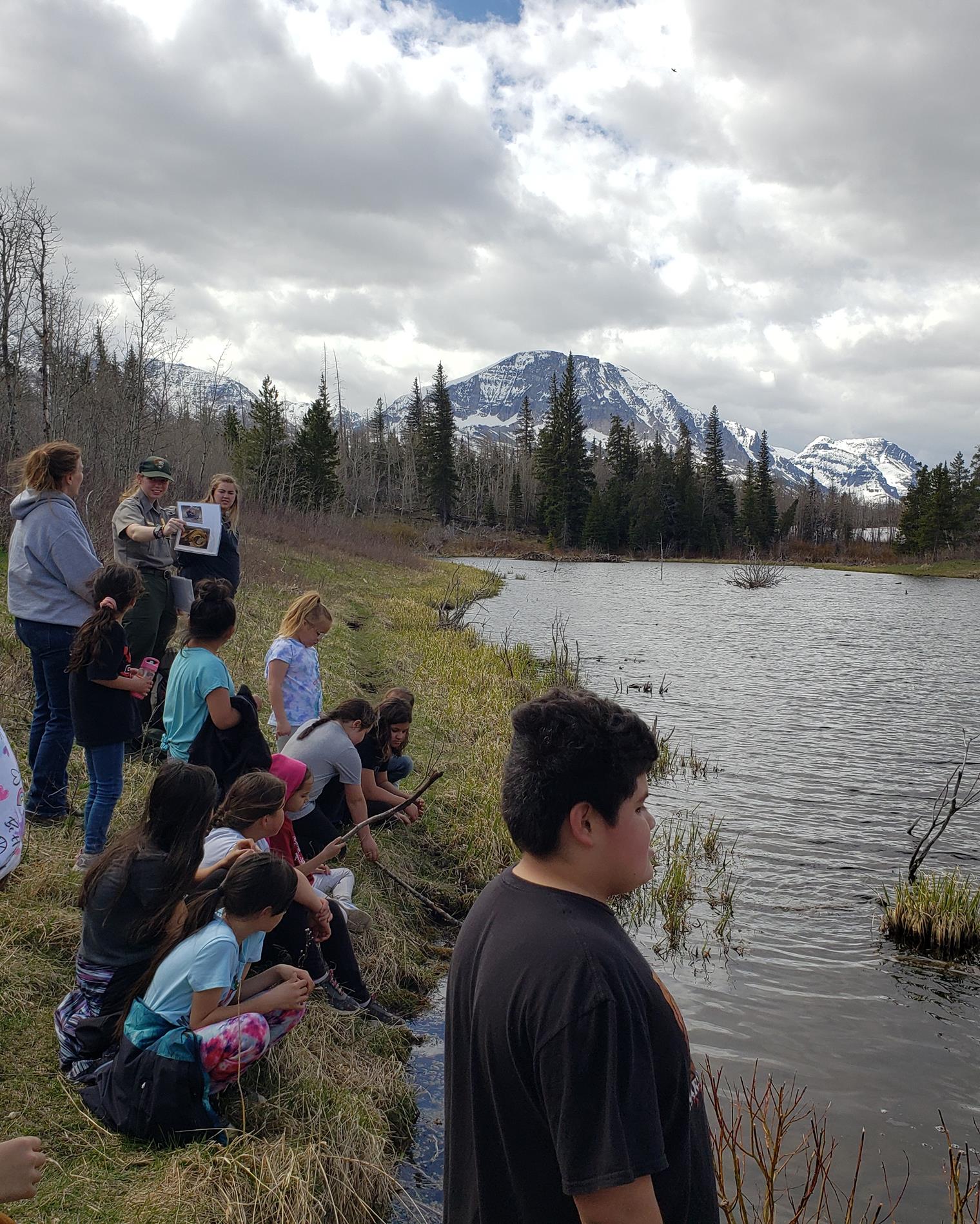 Students Participating in Ranger Talks