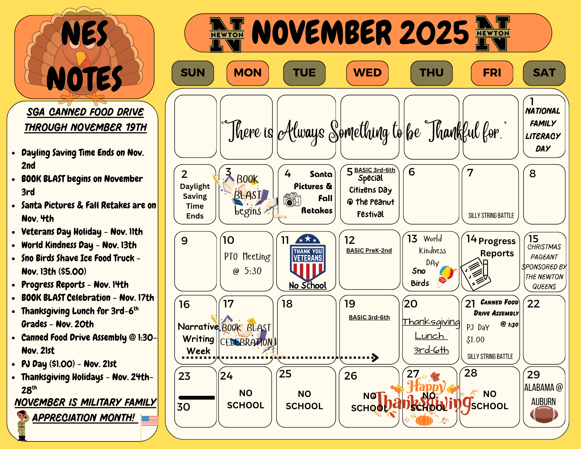 November Calendar
