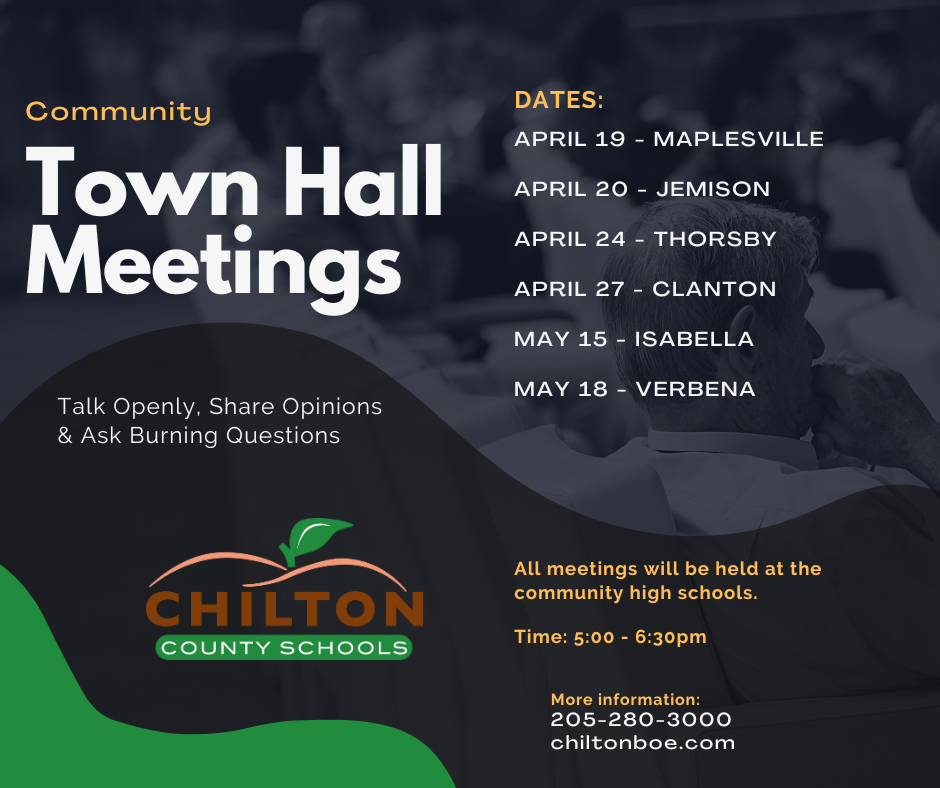 Town Hall Meeting Dates