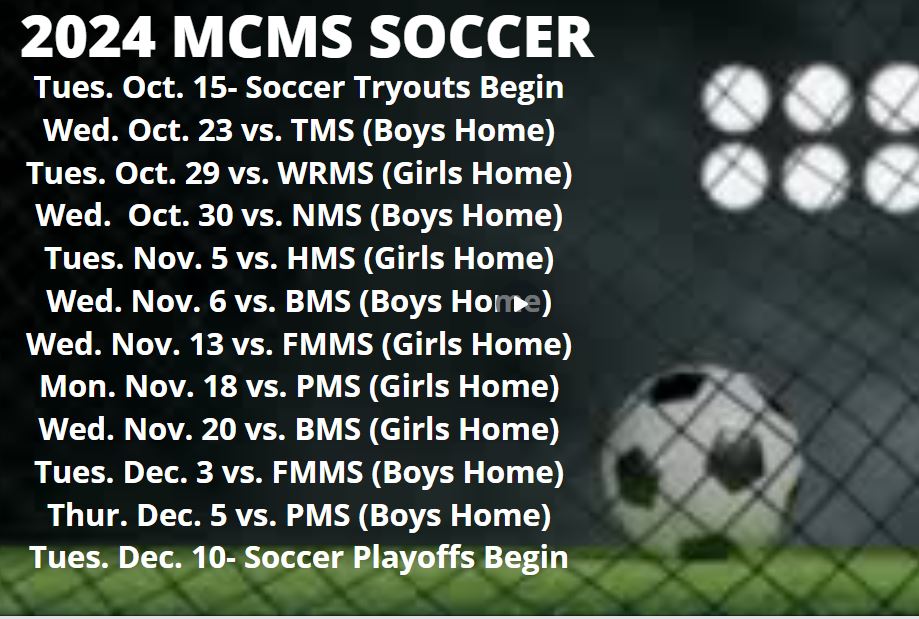 Soccer Schedule