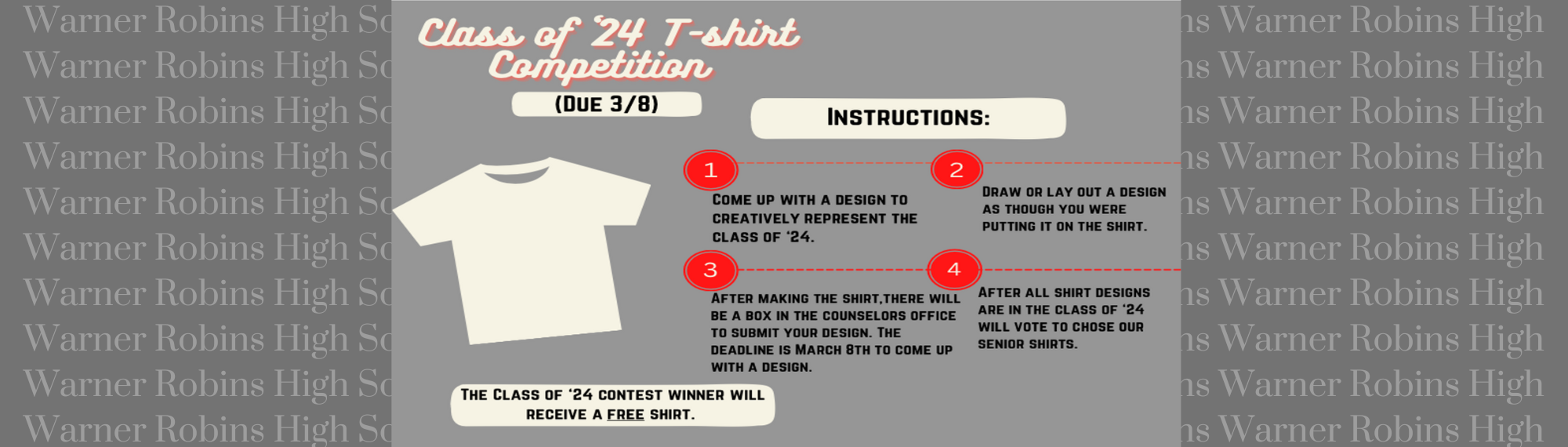 Class of 2024 T-Shirt Contest