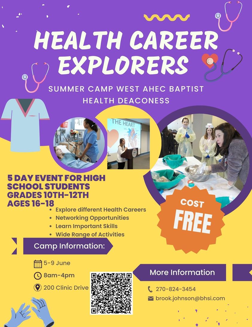 Health Care Camp Flyer