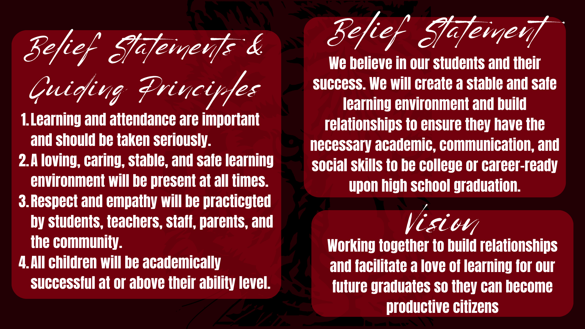 WMS Mission Statements