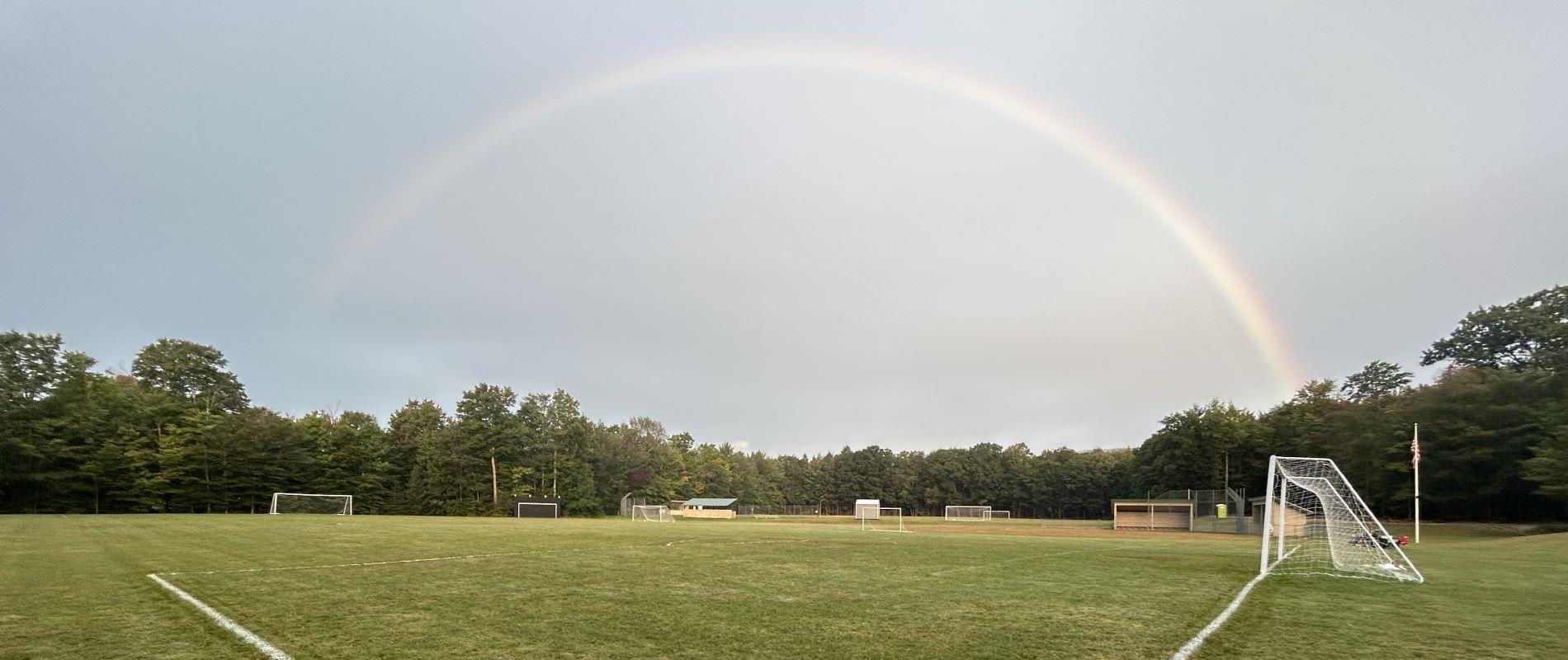 Morning Rainbow over Lin-Wood Soccer Fields