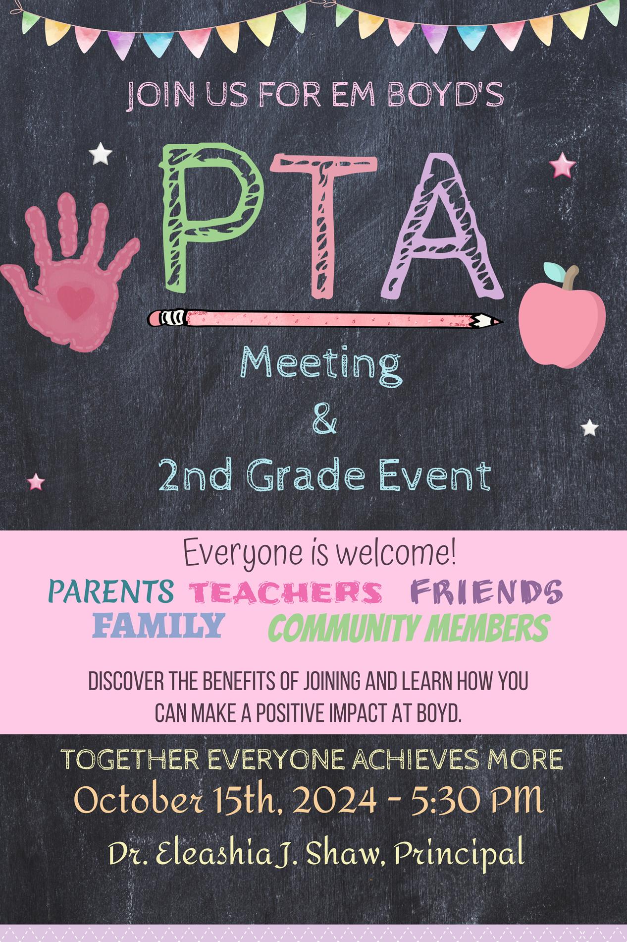 October PTA Meeting