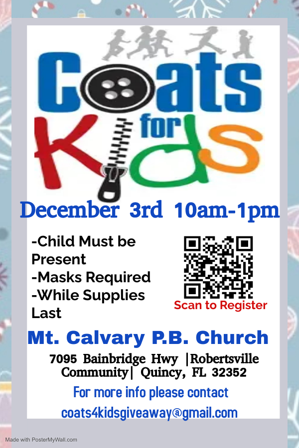 Coats for kids giveaway drive