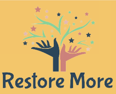 Restore More - hands with stars