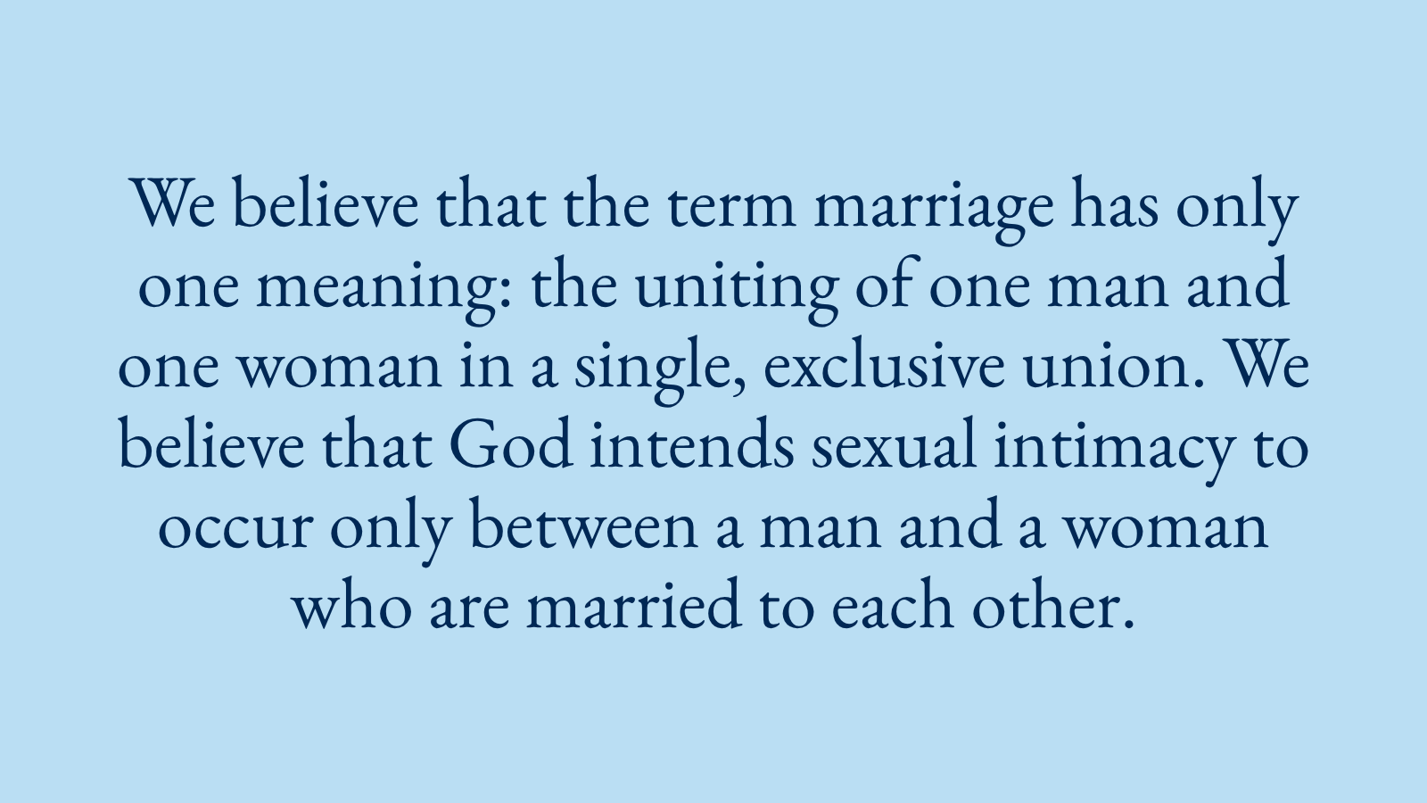 Statement of Faith