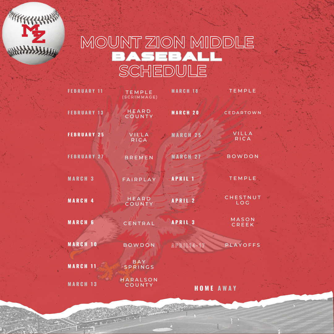 Baseball schedule