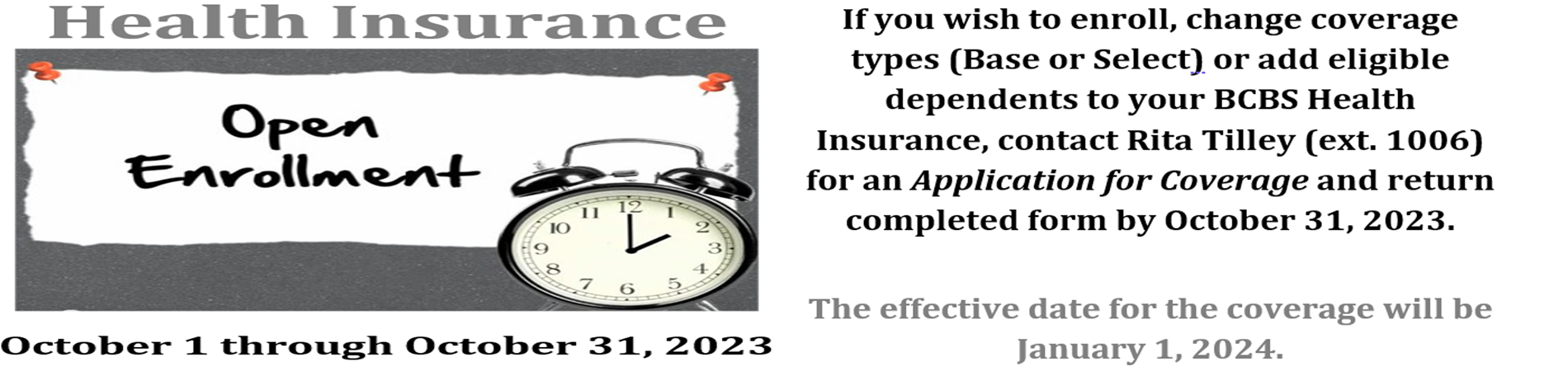 insurance open enrollment