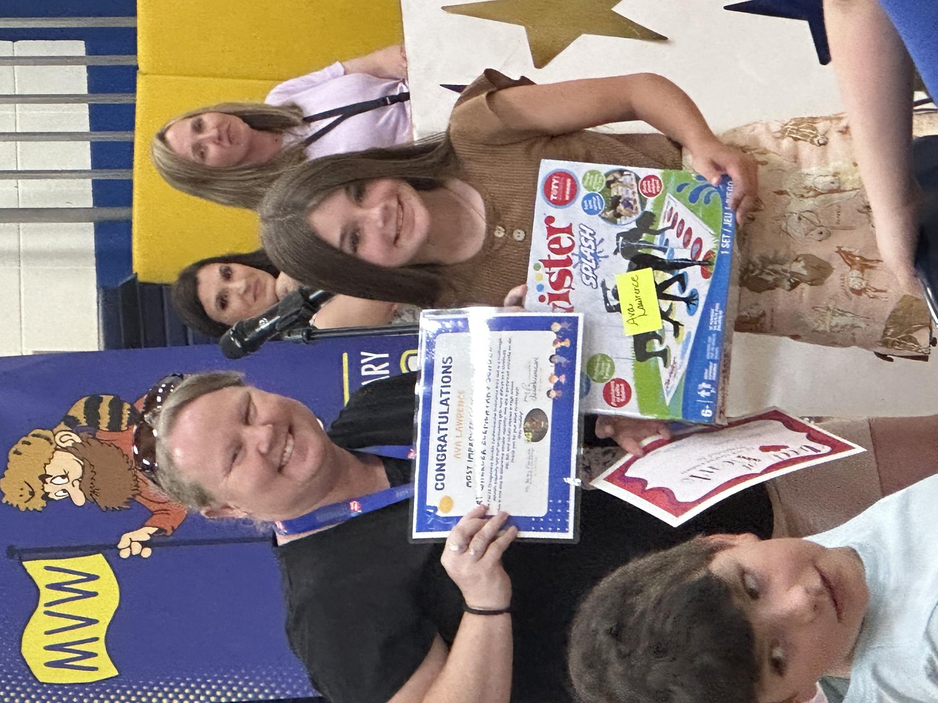 MVW MOST IMPROVED PACER SCORE-AVA LAWRENCE
