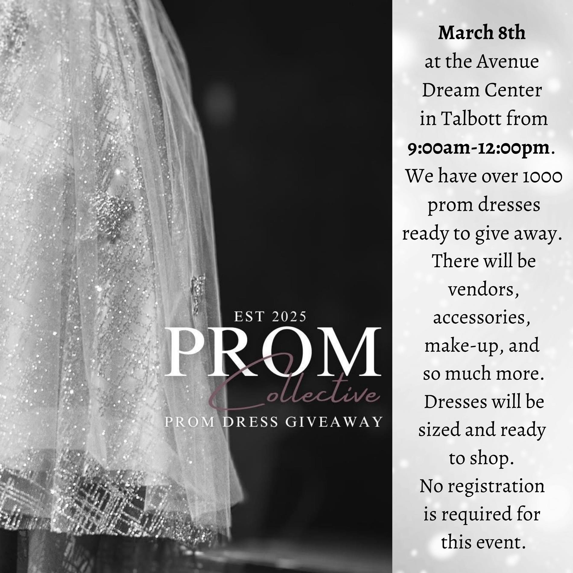 Free Prom Dresses March 8 at The Avenue Church