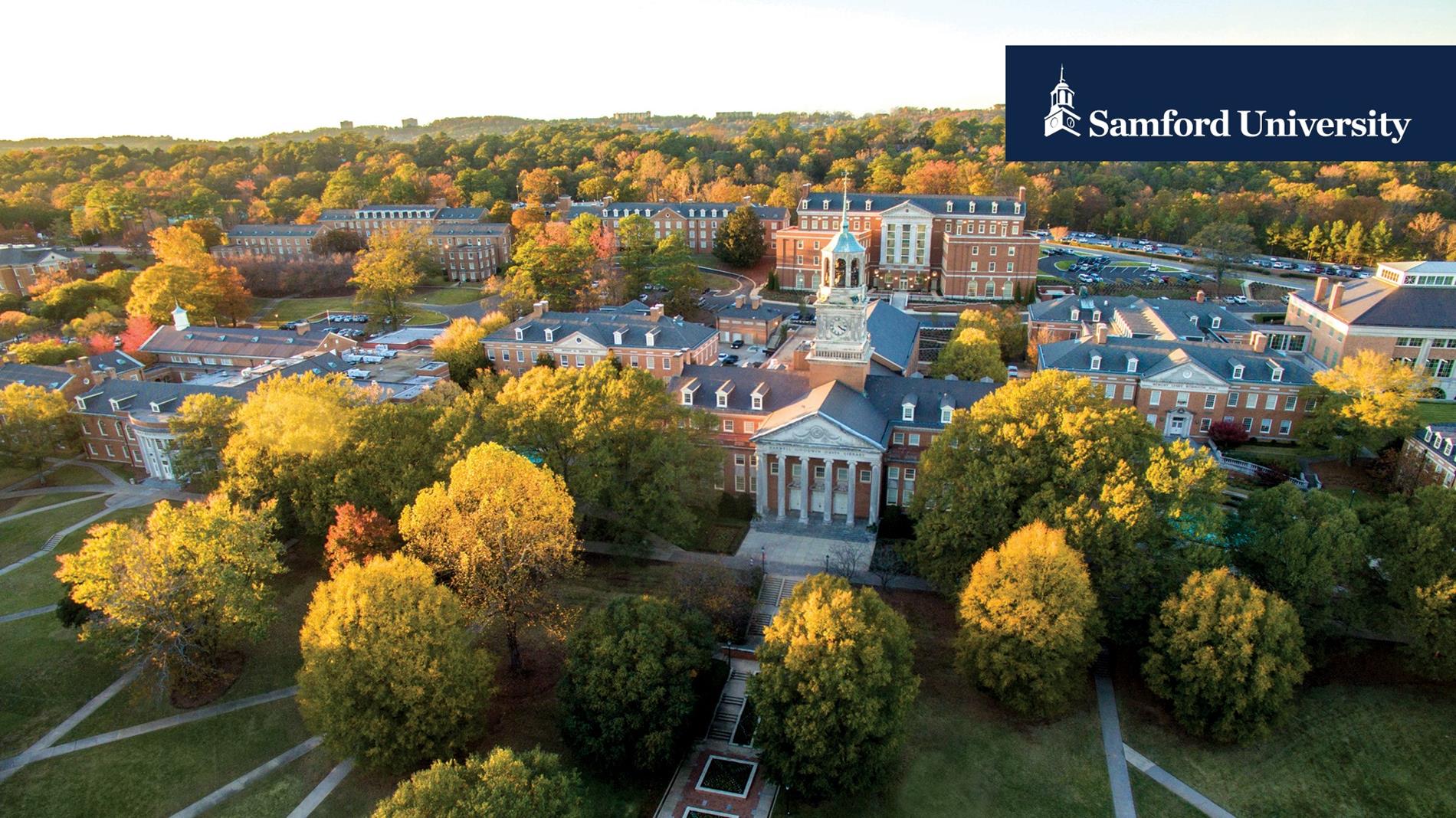 Samford Univ aerial view