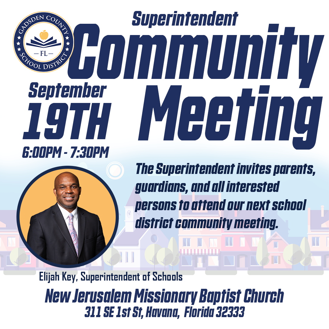 District Community Meeting Flyer
