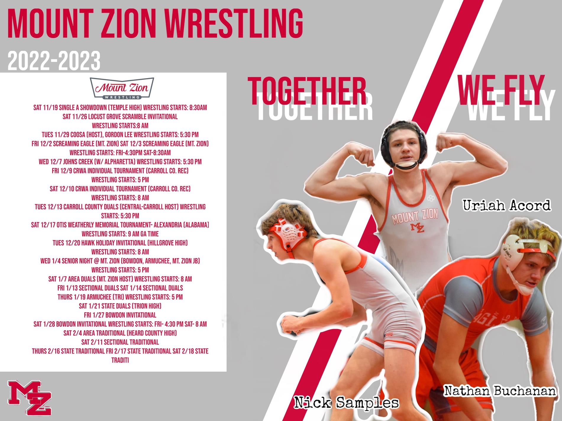 2022 Wrestling schedule 2022 Wrestling schedule