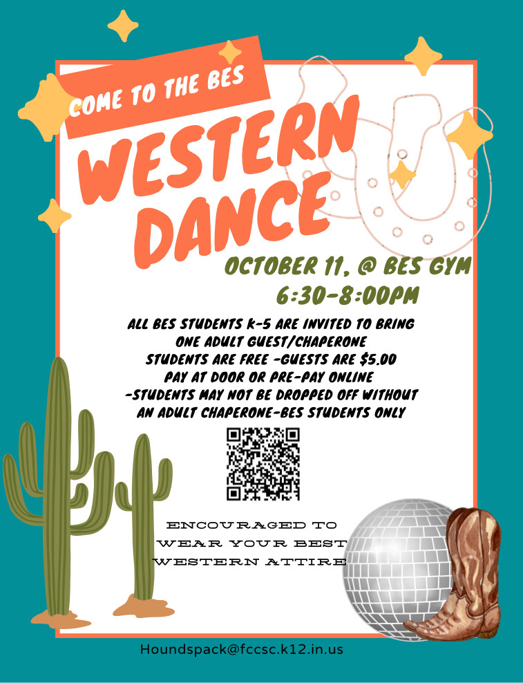 flyer for Hounds PACK Western Dance