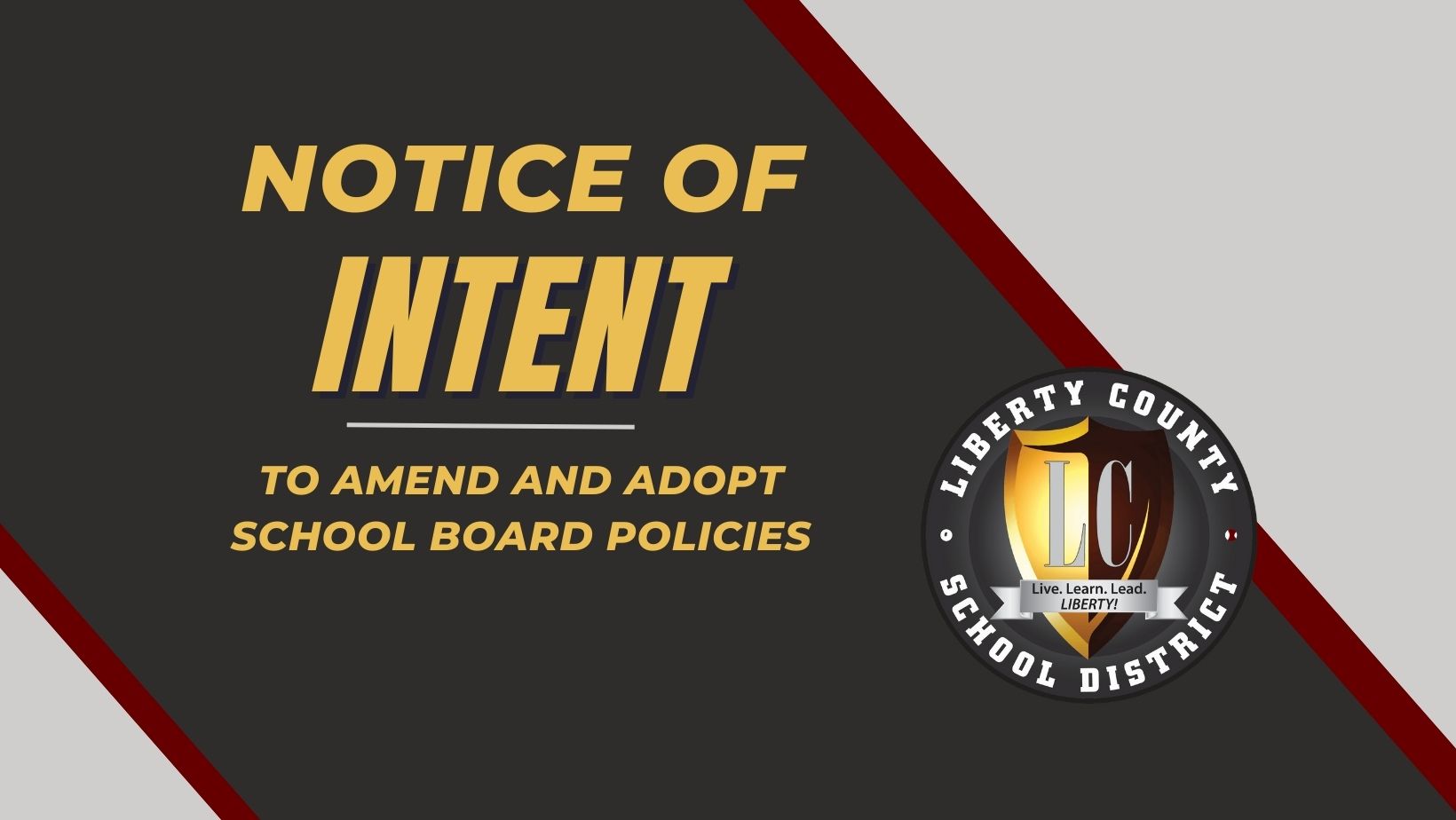 Notice of Intent