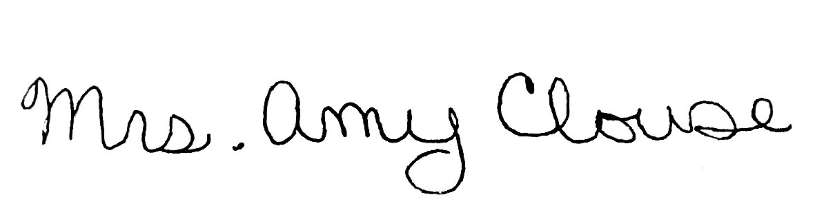 Amy clouse signature