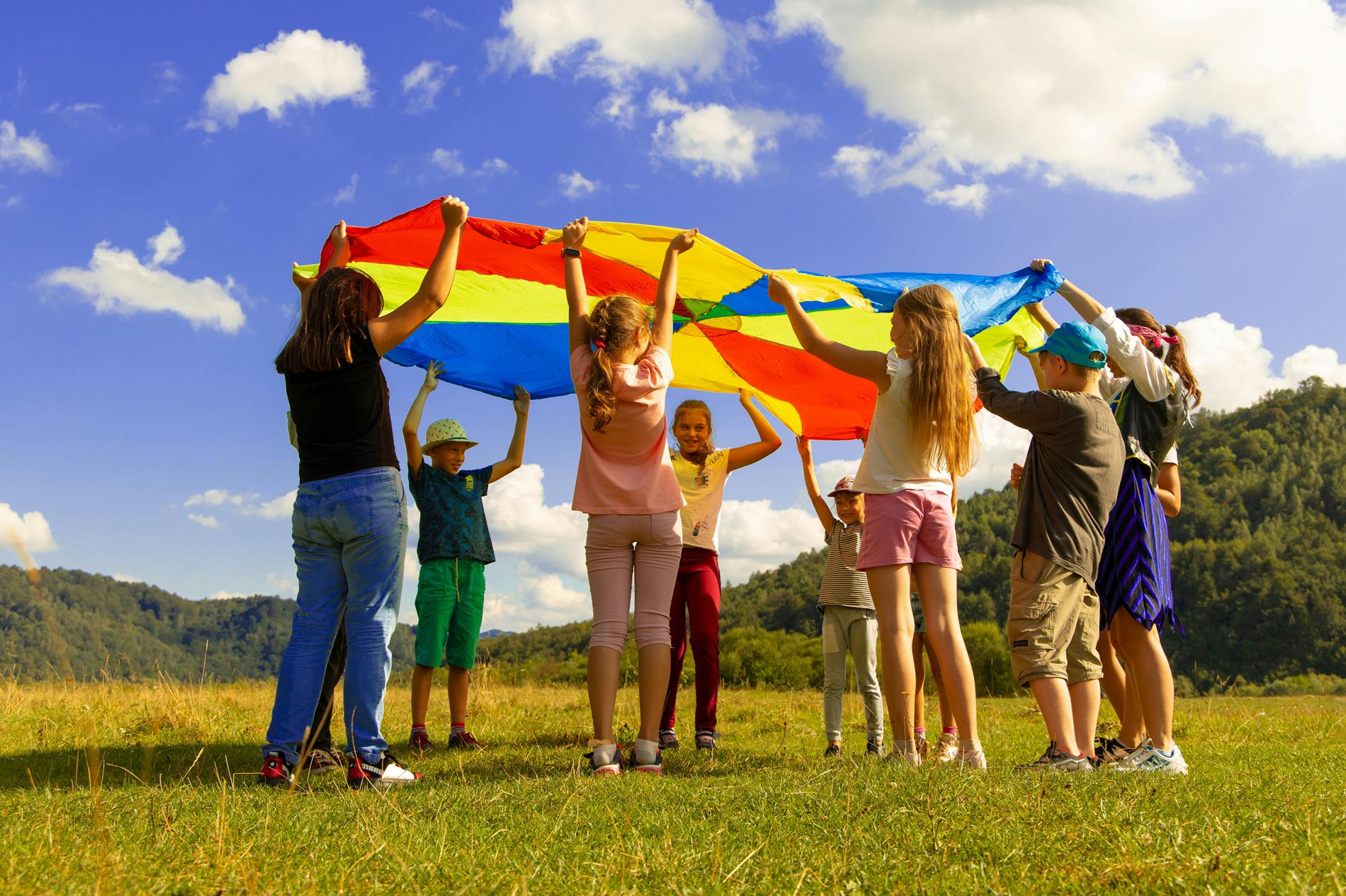 Kids Playing Outdoors