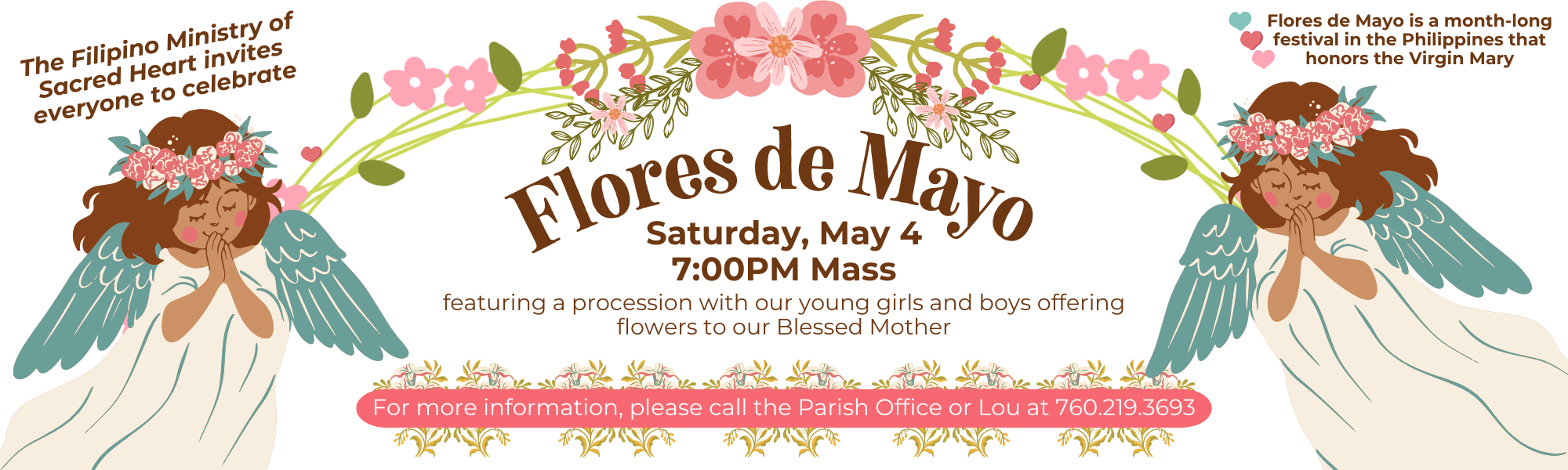 Flores de Mayo Sat May 4 2024 7PM