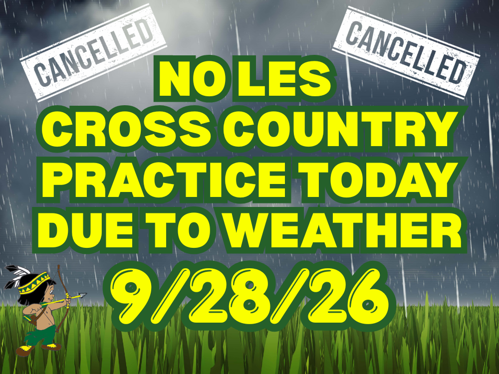 NO LES Cross Country Practice 9/28/26