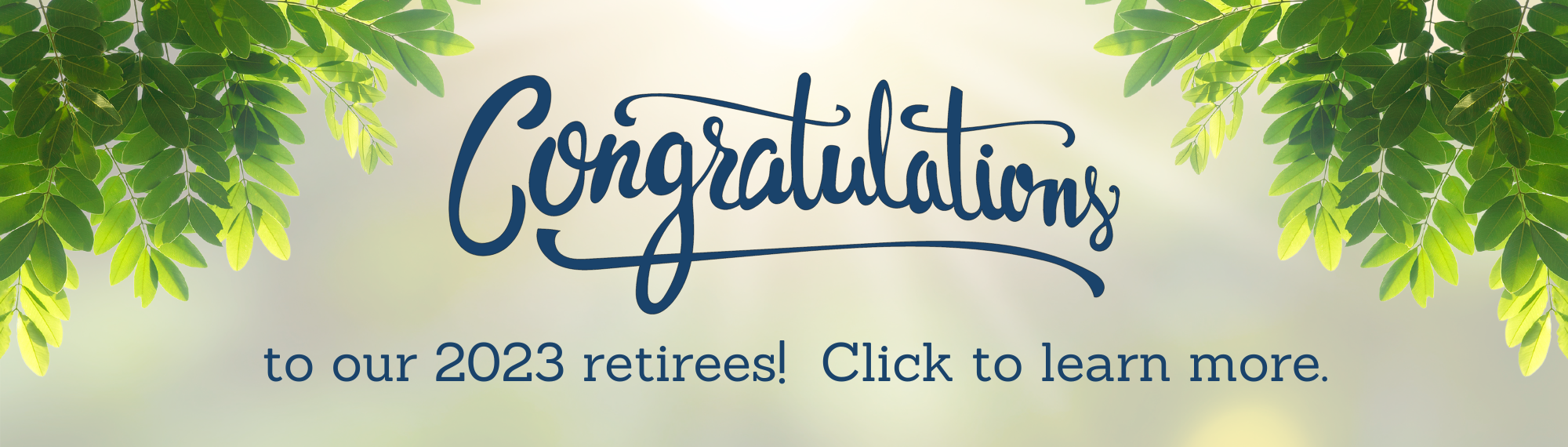 Congratulations 2023 Retirees