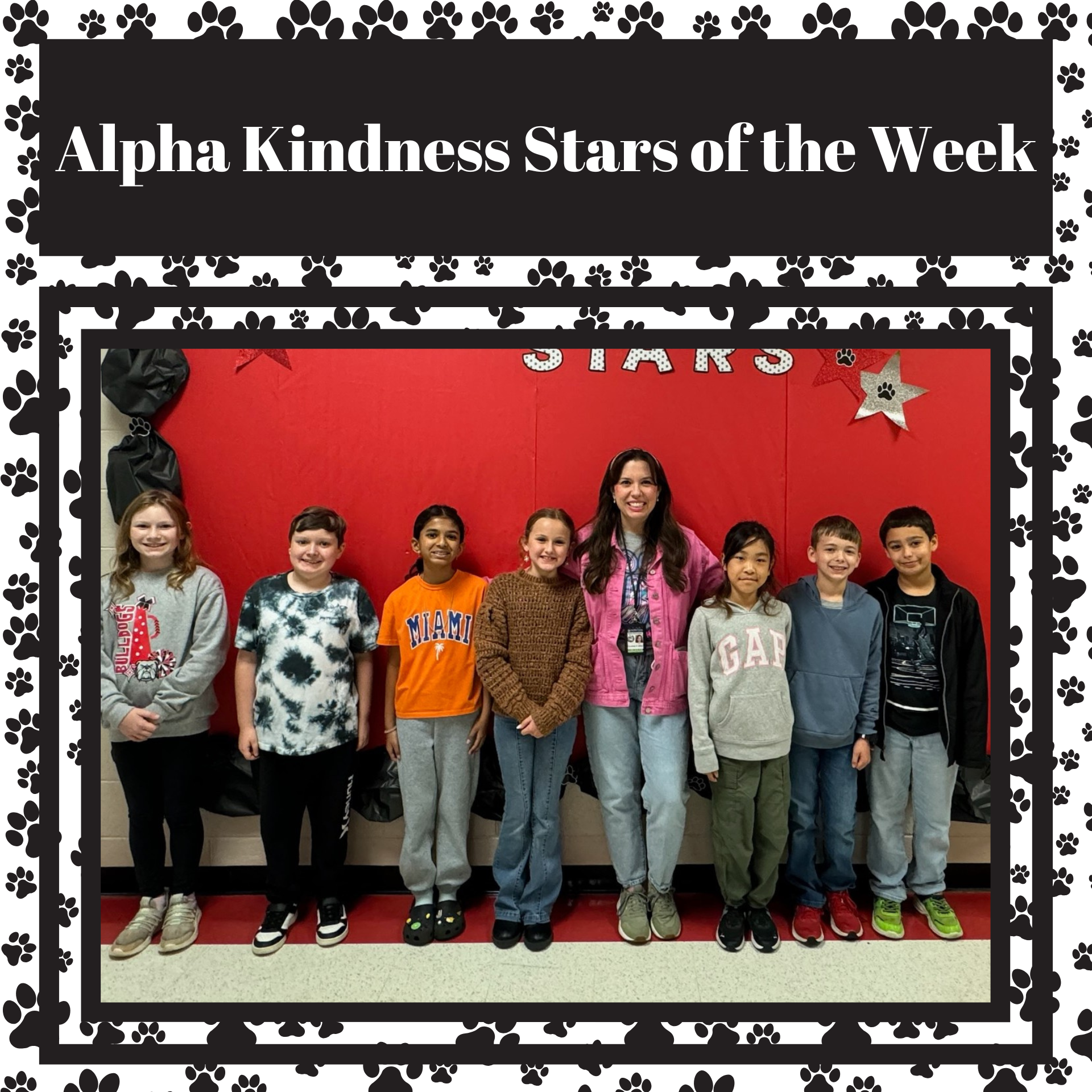 Alpha Kindness Stars of the Weeks