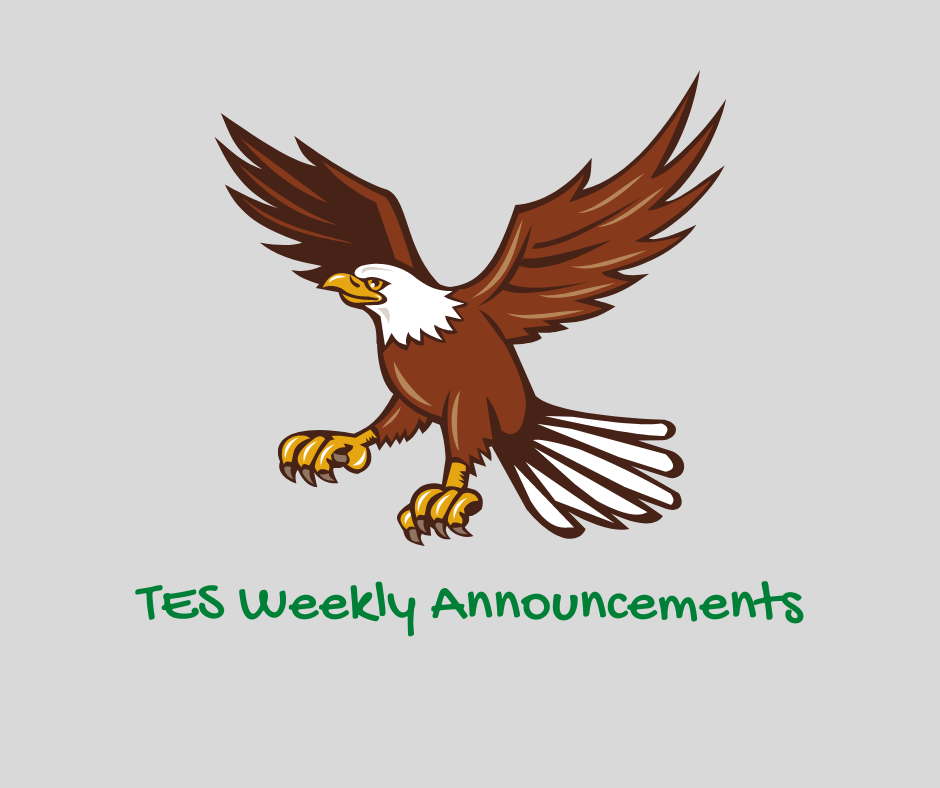 TES Weekly Announcements