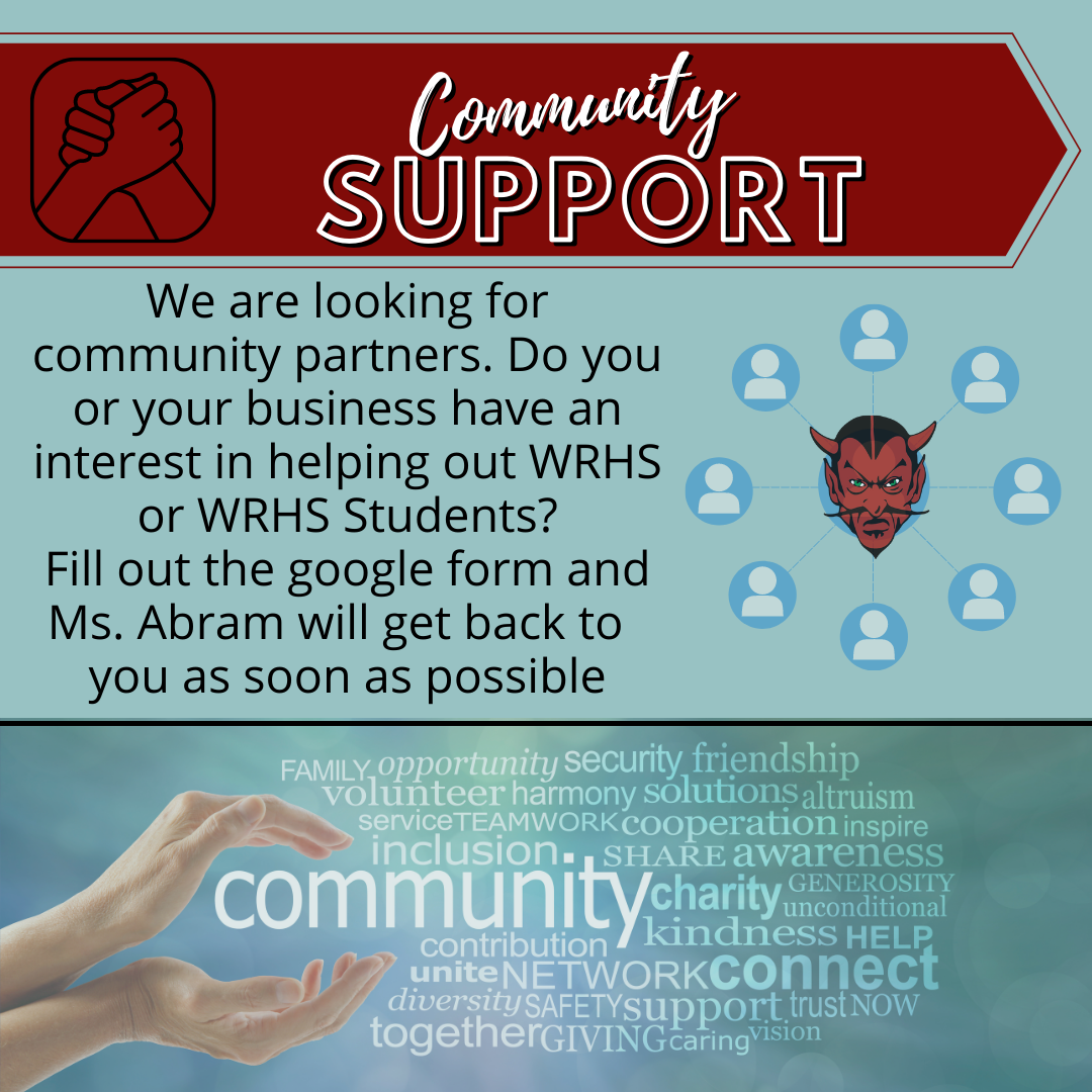 Community Support Flyer