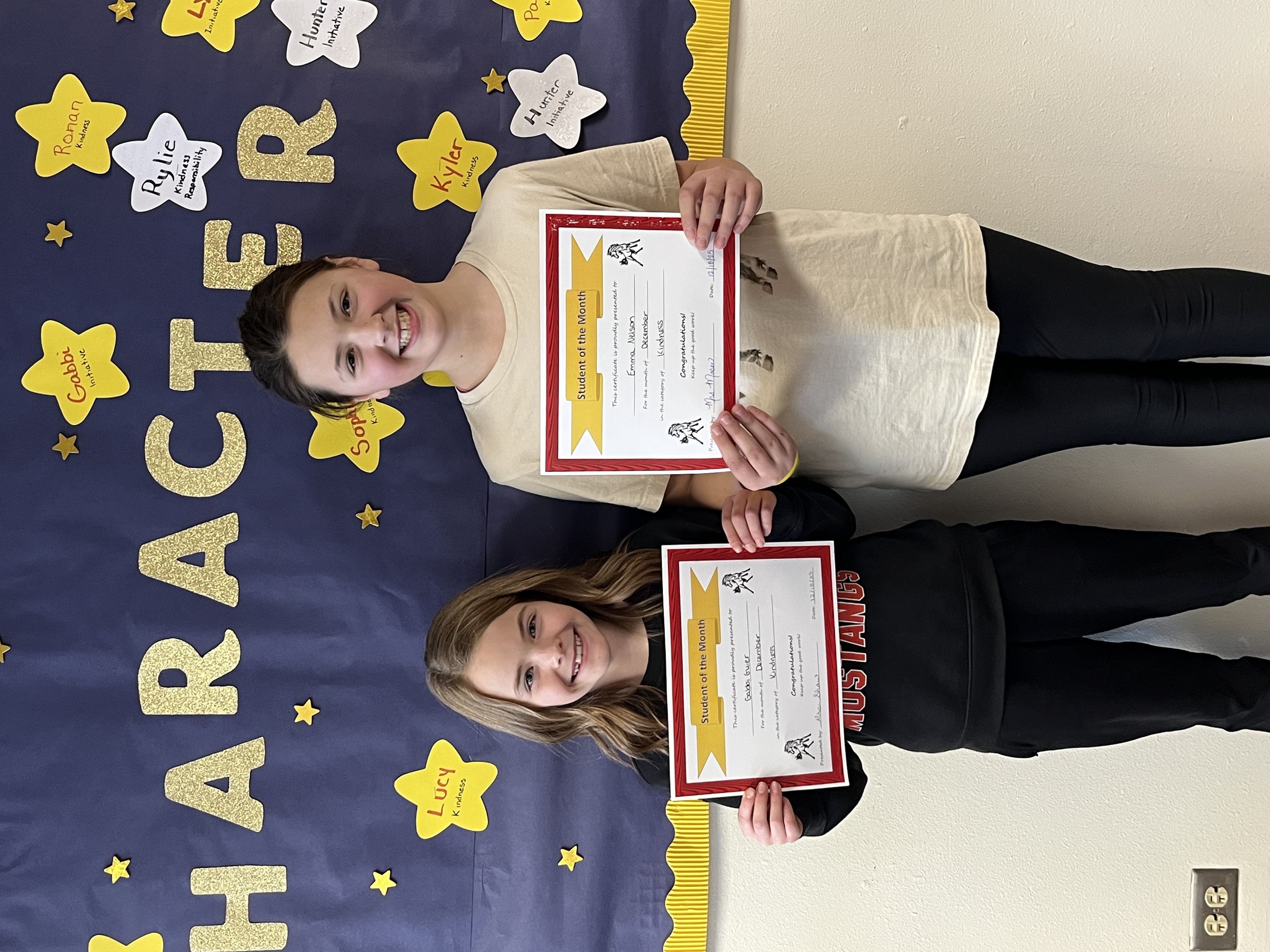 December Students of the Month