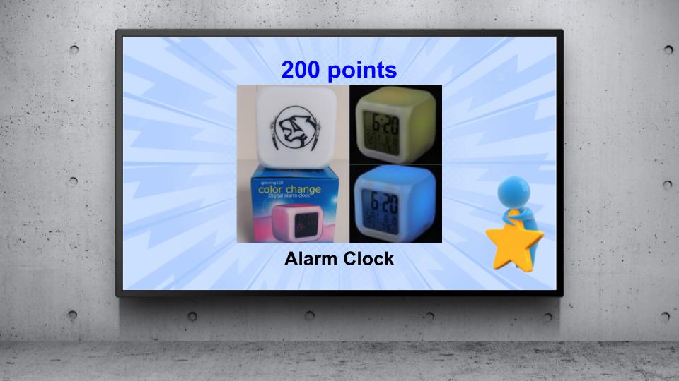 200 points; Alarm Clock