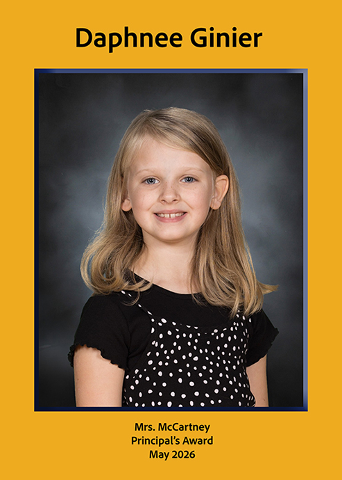 3B Principal's Award 2025-2026