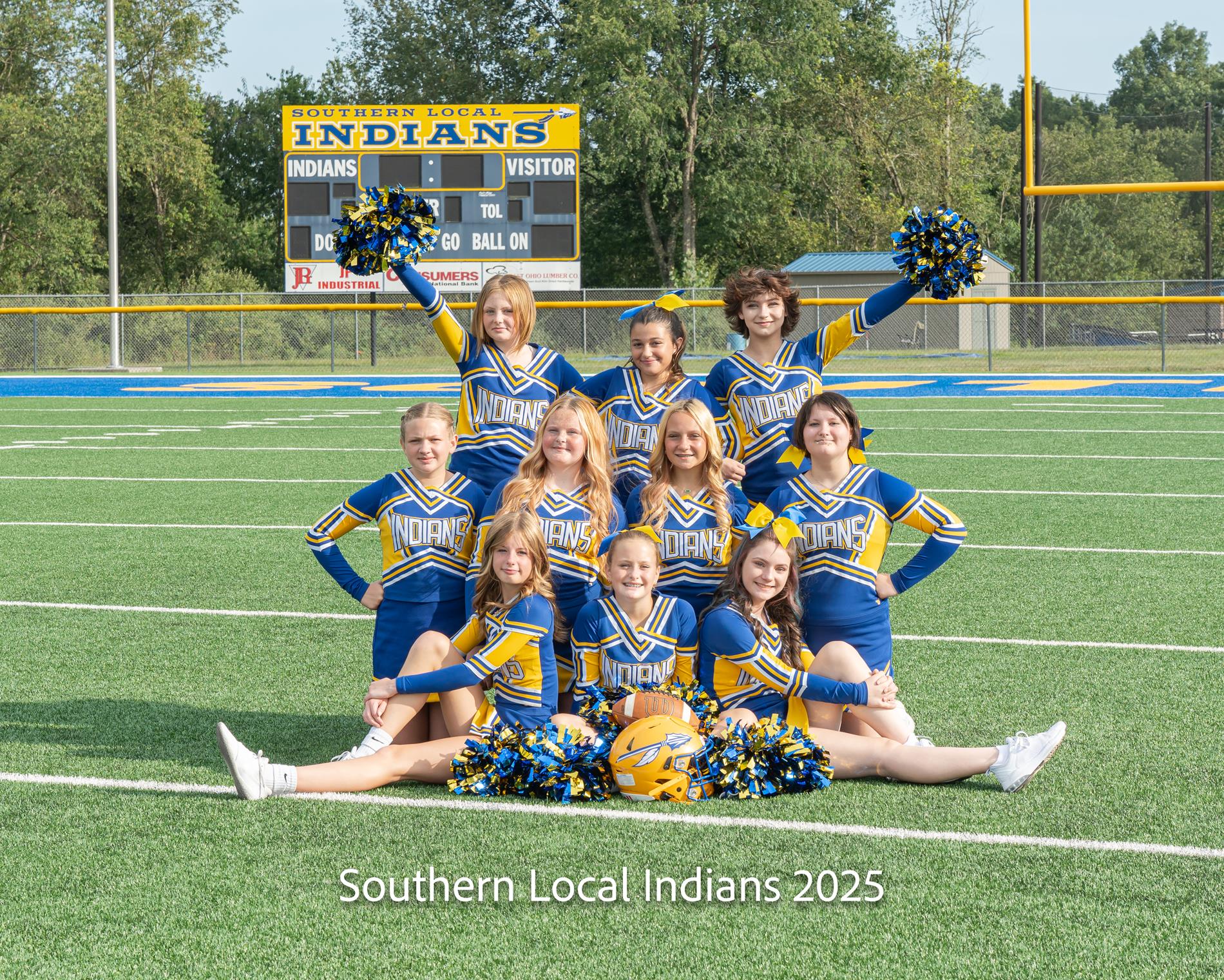 2025 JH Football Cheerleaders