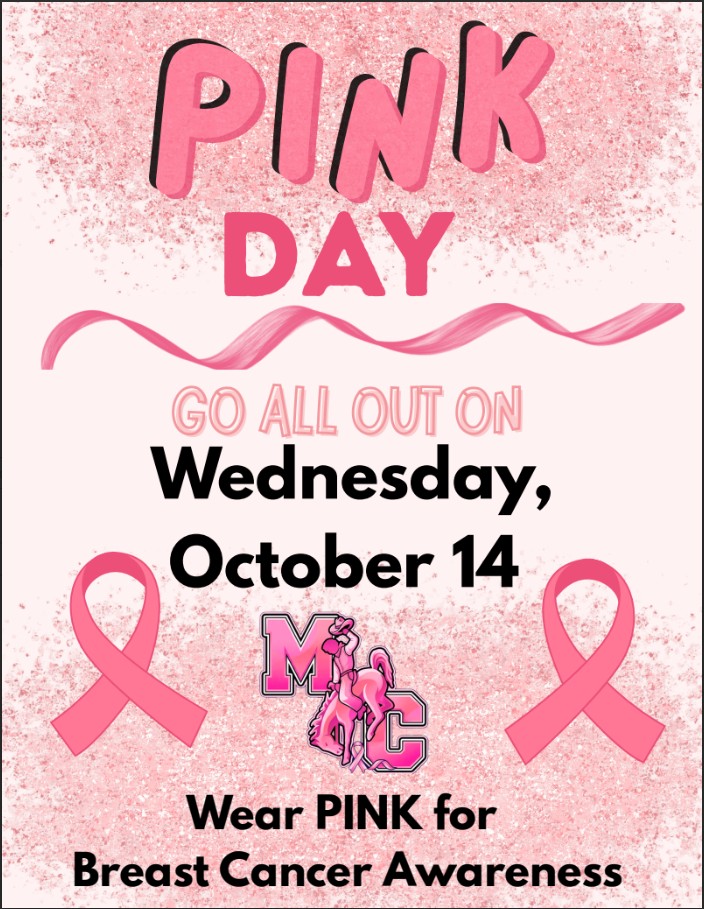 Wear Pink Day 10/14