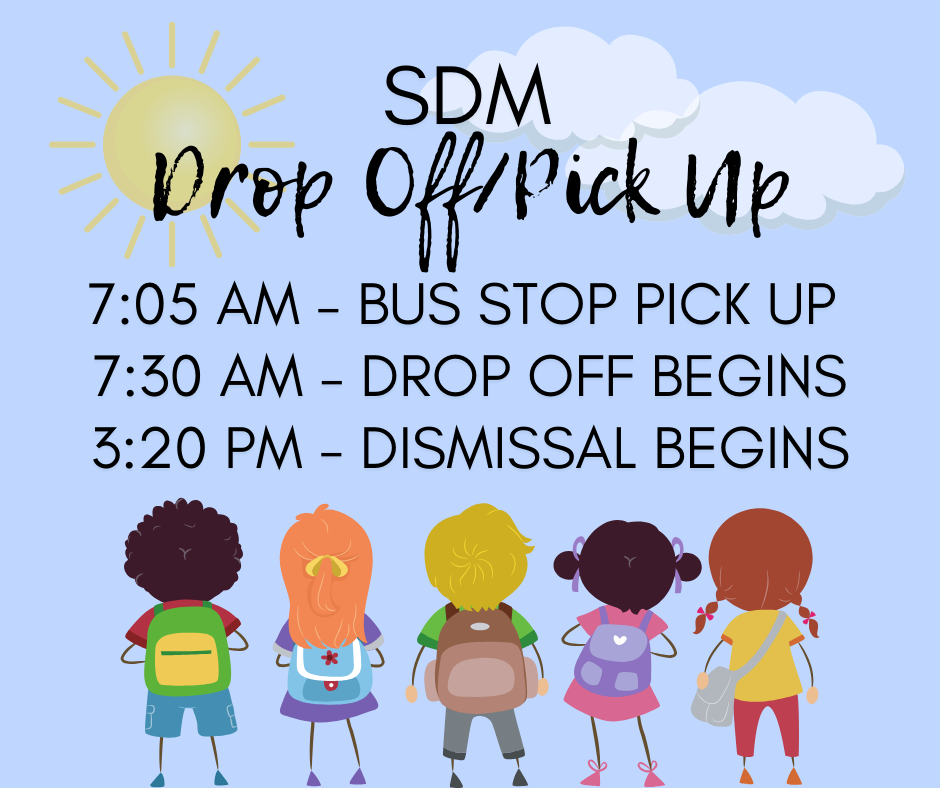 SDM drop off and pick up