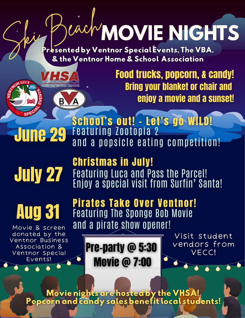 VHSA Summer Movie Nights VHSA Summer Movie Nights