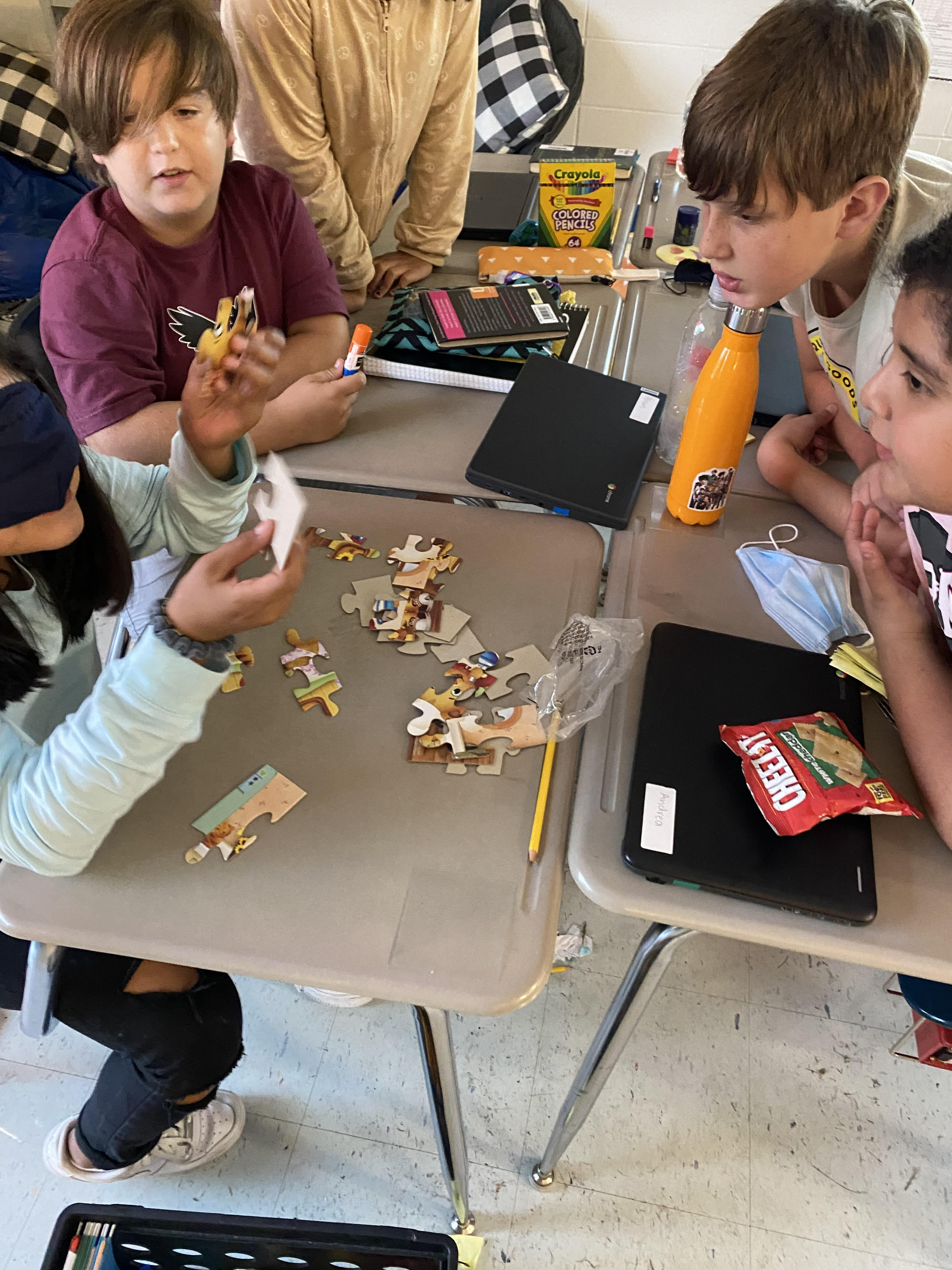 students in classroom