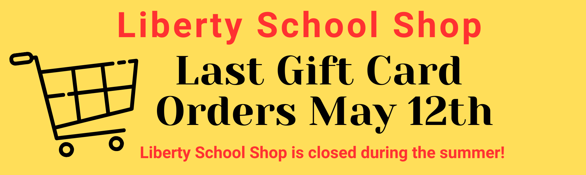 Last Order May 12